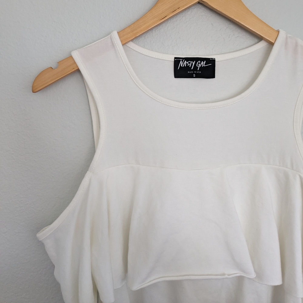 NEW nasty gal white off the shoulder top - Picture 7 of 9